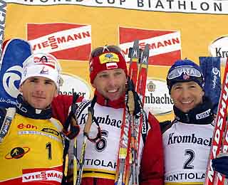 BJOERNDALEN Ole Einar, POIREE Raphael, SIKORA Tomasz