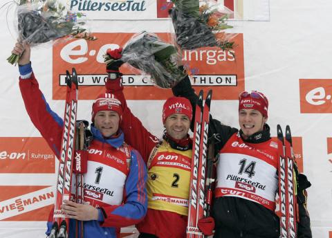 BJOERNDALEN Ole Einar, GRAF Daniel, YAROSHENKO Dmitry