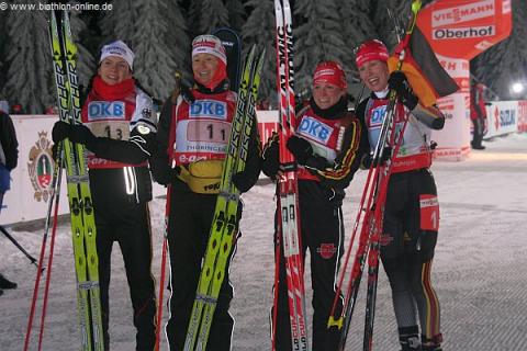 HAUSWALD Simone, HENKEL Andrea, WILHELM Kati, LANG Kathrin