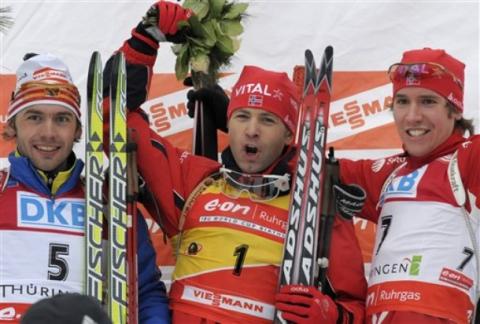 BJOERNDALEN Ole Einar, KRUGLOV Nikolay, SVENDSEN Emil Hegle