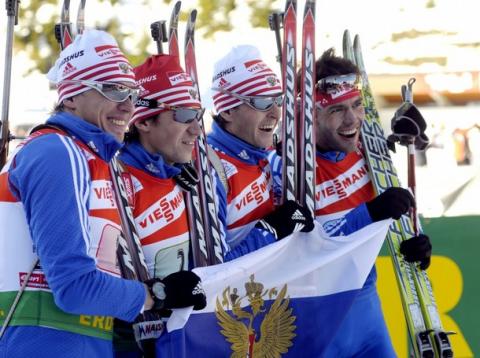 KRUGLOV Nikolay, TCHEREZOV Ivan, TCHOUDOV Maxim, MAKSIMOV Maxim