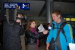 Meeting of the biathlon team of Ukraine. Kyiv, Boryspil airport, 21.03.2011 Meeting of the biathlon team of Ukraine. Kyiv, Boryspil airport, 21.03.2011
