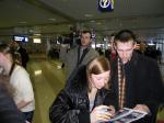 Meeting of the biathlon team of Ukraine. Kyiv, Boryspil airport, 21.03.2011