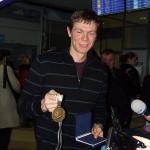 Meeting of the biathlon team of Ukraine. Kyiv, Boryspil airport, 21.03.2011 Meeting of the biathlon team of Ukraine. Kyiv, Boryspil airport, 21.03.2011