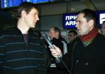 Meeting of the biathlon team of Ukraine. Kyiv, Boryspil airport, 21.03.2011 Meeting of the biathlon team of Ukraine. Kyiv, Boryspil airport, 21.03.2011