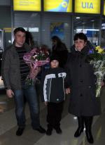 Meeting of the biathlon team of Ukraine. Kyiv, Boryspil airport, 21.03.2011 Meeting of the biathlon team of Ukraine. Kyiv, Boryspil airport, 21.03.2011