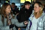 Meeting of the biathlon team of Ukraine. Kyiv, Boryspil airport, 21.03.2011