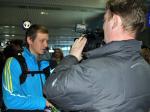 Meeting of the biathlon team of Ukraine. Kyiv, Boryspil airport, 21.03.2011