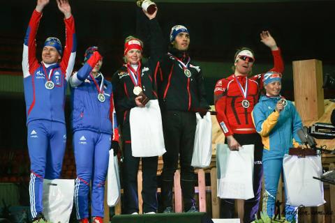 SVENDSEN Emil Hegle, TCHEREZOV Ivan, SEMERENKO Vita, ZAITSEVA Olga, DORIN HABERT Marie, FOURCADE Martin