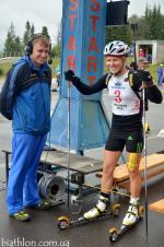 Summer open championship of Ukraine 2013. Sprint. Women