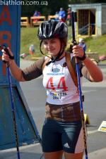 Summer open championship of Ukraine 2013. Sprint. Women