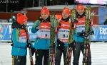 Ostersund 2013. Ukraine 3rd in mixed relay Ostersund 2013. Ukraine 3rd in mixed relay