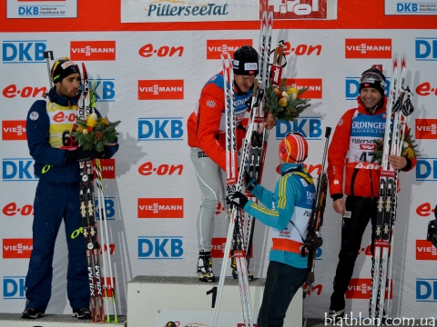 BERGER Lars, BJOERNDALEN Ole Einar, FOURCADE Martin, PIDRUCHNUY Dmytro