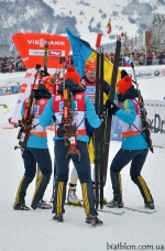 Hochfilzen 2013. Relay (women)