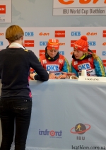 Hochfilzen 2013. Relay (women)