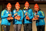 Hochfilzen 2013. Evening ceremony