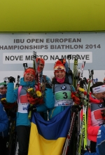 Nove Mesto 2014. Junior mixed relay