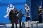 Sochi 2014. Women\'s sprint award ceremony