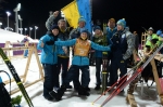 Sochi 2014. Golden relay Sochi 2014. Golden relay