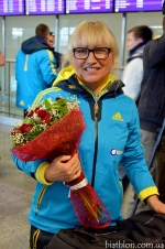 Meeting the ukrainian team in the airport