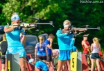 Ukrainian women biathlon team training in Otepaa (July 2014)