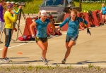 Ukrainian women biathlon team training in Otepaa (July 2014)