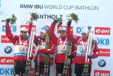 BJOERNDALEN Ole Einar, SVENDSEN Emil Hegle, BOE Tarjei, BOE Johannes Thingnes