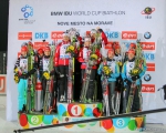 Nove Mesto 2015. Ukraine 3rd in mixed relay Nove Mesto 2015. Ukraine 3rd in mixed relay