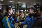 Meeting ukrainian team in the airport (23.03.2015) Meeting ukrainian team in the airport (23.03.2015)