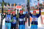 Hochfilzen 2015. Ukraine 3rd in relay