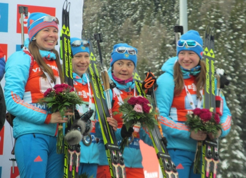 ZAGORUIKO Anastasia, SHUMILOVA Ekaterina, YURLOVA-PERCHT Ekaterina, PODCHUFAROVA Olga