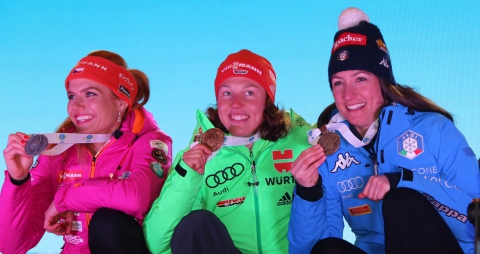 RUNGGALDIER Alexia, KOUKALOVA Gabriela, DAHLMEIER Laura