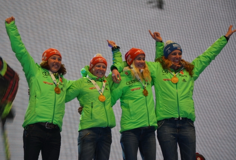 HILDEBRAND Franziska, HAMMERSCHMIDT Maren, DAHLMEIER Laura, HINZ Vanessa