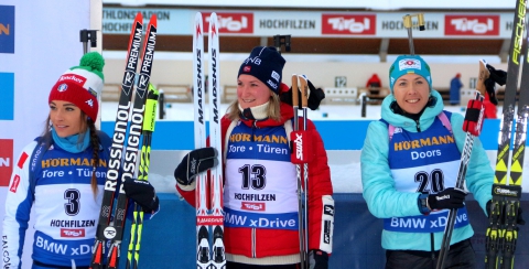 DZHIMA Yuliia, WIERER Dorothea, OLSBU ROEISELAND Marte