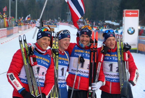 SVENDSEN Emil Hegle, BOE Tarjei, BIRKELAND Lars Helge, BOE Johannes Thingnes