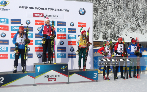 MAKARAINEN Kaisa, KUZMINA Anastasia, HOJNISZ-STAREGA Monika, WIERER Dorothea, BATOVSKA FIALKOVA Paulina, VITTOZZI Lisa