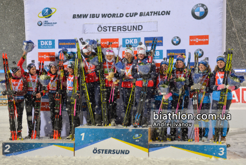 GASPARIN Selina, ECKHOFF Tiril, GASPARIN Elisa, BRORSSON Mona, OLSBU ROEISELAND Marte, GESTBLOM (PERSSON) Linn, GASPARIN Aita, OEBERG Hanna, HAECKI GROSS Lena, TANDREVOLD Ingrid Landmark, KNOTTEN Karoline Offigstad, OEBERG Elvira Karin