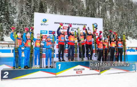 GASPARIN Selina, ECKHOFF Tiril, GASPARIN Elisa, YURLOVA-PERCHT Ekaterina, KUKLINA Larisa, OLSBU ROEISELAND Marte, GASPARIN Aita, HAECKI GROSS Lena, MIRONOVA Svetlana, REZTSOVA  Kristina, TANDREVOLD Ingrid Landmark, KNOTTEN Karoline Offigstad