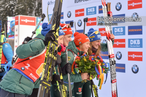 DAHLMEIER Laura, PREUSS Franziska, HINZ Vanessa, HERRMANN-WICK Denise