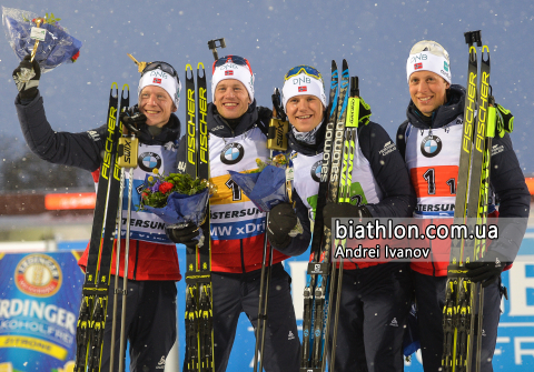 BOE Tarjei, BIRKELAND Lars Helge, CHRISTIANSEN Vetle Sjastad, BOE Johannes Thingnes