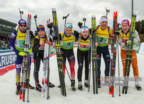 MERKUSHYNA Anastasiya, TKALENKO Ruslan, STRELOW Justus, ERDAL Karoline, STROEMSHEIM Endre, SCHERER Stefanie