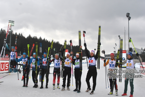 BESCOND Anais, ECKHOFF Tiril, CHEVALIER Chloe, PREUSS Franziska, BRAISAZ-BOUCHET Justine, SIMON Julia, TANDREVOLD Ingrid Landmark, HERRMANN-WICK Denise, KNOTTEN Karoline Offigstad, LIEN Ida