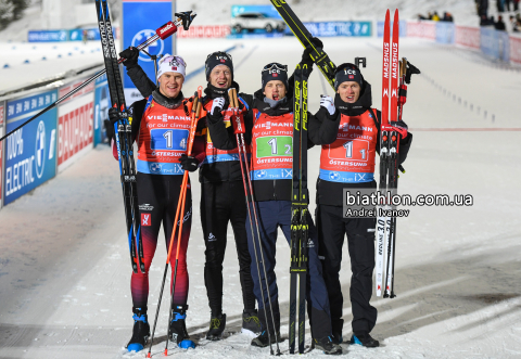 BOE Tarjei, CHRISTIANSEN Vetle Sjastad, BOE Johannes Thingnes, BAKKEN Sivert Guttorm