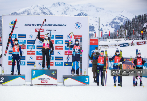 OLSBU ROEISELAND Marte, ALIMBEKAVA Dzinara, OEBERG Hanna, SOLA Hanna, DAVIDOVA Marketa, OEBERG Elvira Karin