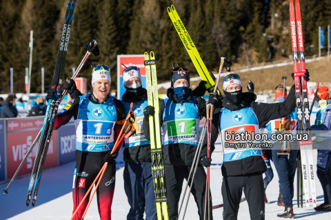 BOE Tarjei, CHRISTIANSEN Vetle Sjastad, BOE Johannes Thingnes, LAEGREID Sturla Holm