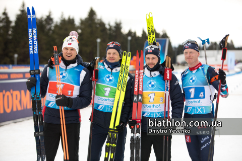 BOE Tarjei, CHRISTIANSEN Vetle Sjastad, BOE Johannes Thingnes, LAEGREID Sturla Holm