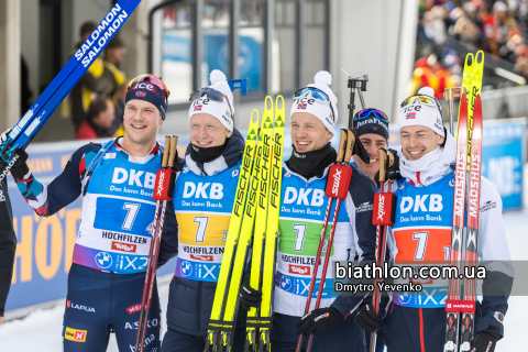 BOE Tarjei, CHRISTIANSEN Vetle Sjastad, BOE Johannes Thingnes, LAEGREID Sturla Holm