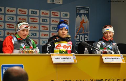 NEUNER Magdalena, SEMERENKO Vita, DOMRACHEVA Darya