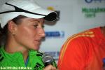 Ufa 2012. Summer world biathlon championship. Press conference after mixed relay