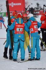 Hochfilzen 2012. Women relay